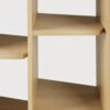 solid oak wood display rack bookcase shelf furniture home algarve oliveira