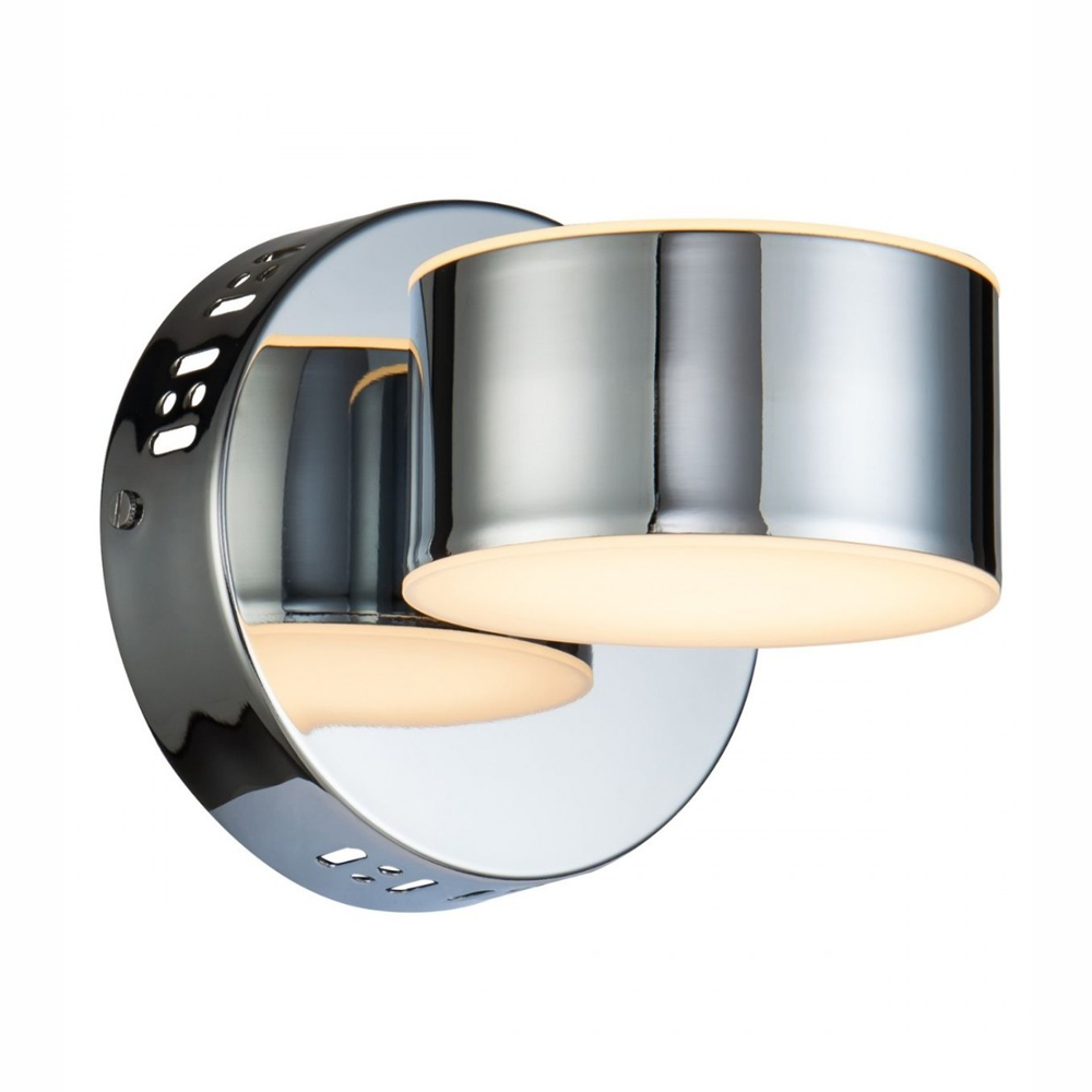 Minimalistic Round Chrome aplique-Lighting Outlet-