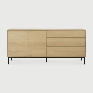 Contemporary Solid Oak Wood Sideboard cabinet algarve furniture shop buy