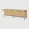 Linear Style Solid Oak Wood Sideboard furniture algarve shop buy