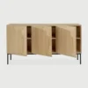 Dynamic Style Solid Oak Wood Sideboard furniture algarve shop buy