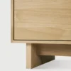Serene Wave Style Solid Oak Wood Sideboard furniture algarve shop buy