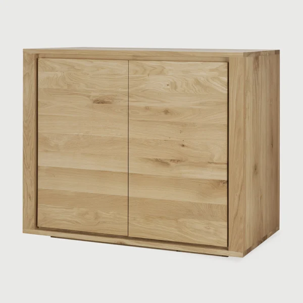 Contemporary Solid Oak Wood Streamlined Sideboard furniture algarve shop buy