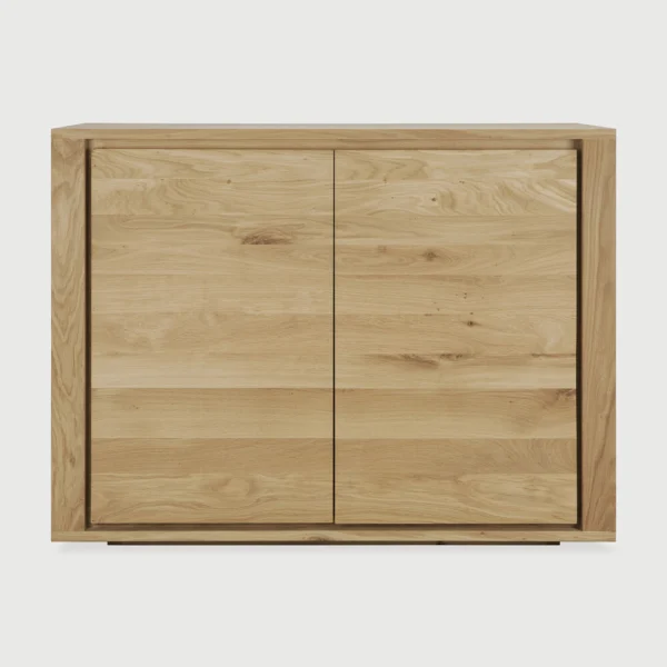 Contemporary Solid Oak Wood Streamlined Sideboard furniture algarve shop buy