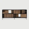 Contemporary Solid Teak Wood Aspect Sideboard furniture algarve shop buy
