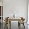 Solid Natural Oak Wood Extendable Dining Table furniture decor shop buy algarve tavira oliveira