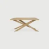 Solid Natural Oak Wood Dining Table rectangular furniture algarve shop buy tavira oliveira
