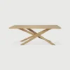 Solid Natural Oak Wood Dining Table rectangular furniture algarve shop buy tavira oliveira