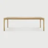 Solid Natural Oak Wood Dining Table furniture algarve shop buy oliveira tavira decor