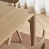 Solid Natural Oak Wood Dining Table furniture algarve shop buy oliveira tavira decor