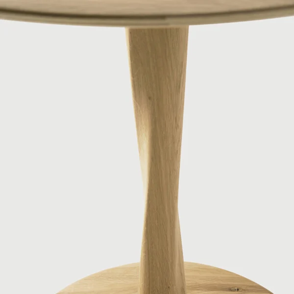 Solid Natural Oak Wood Round Dining Table furniture shop buy algarve tavira decor