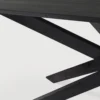 Solid Black Oak Wood Dining Table rectangular furniture algarve shop buy tavira oliveira