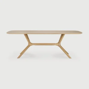 Organically Inspired Solid Oak Wood Dining Table furniture algarve oliveira decor shop buy