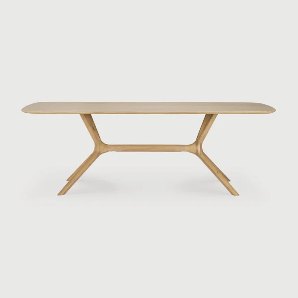 Organically Inspired Solid Oak Wood Dining Table furniture algarve oliveira decor shop buy