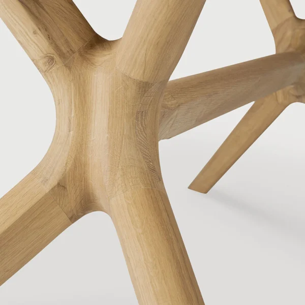 Organically Inspired Solid Oak Wood Dining Table furniture algarve oliveira decor shop buy