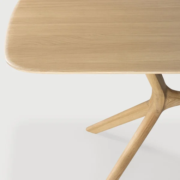 Organically Inspired Solid Oak Wood Dining Table furniture algarve oliveira decor shop buy