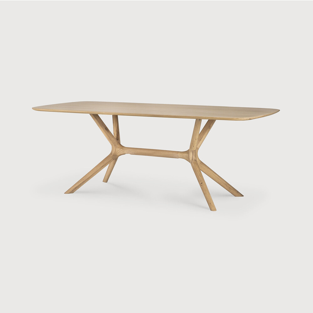 Organically Inspired Solid Oak Wood Dining Table furniture algarve oliveira decor shop buy
