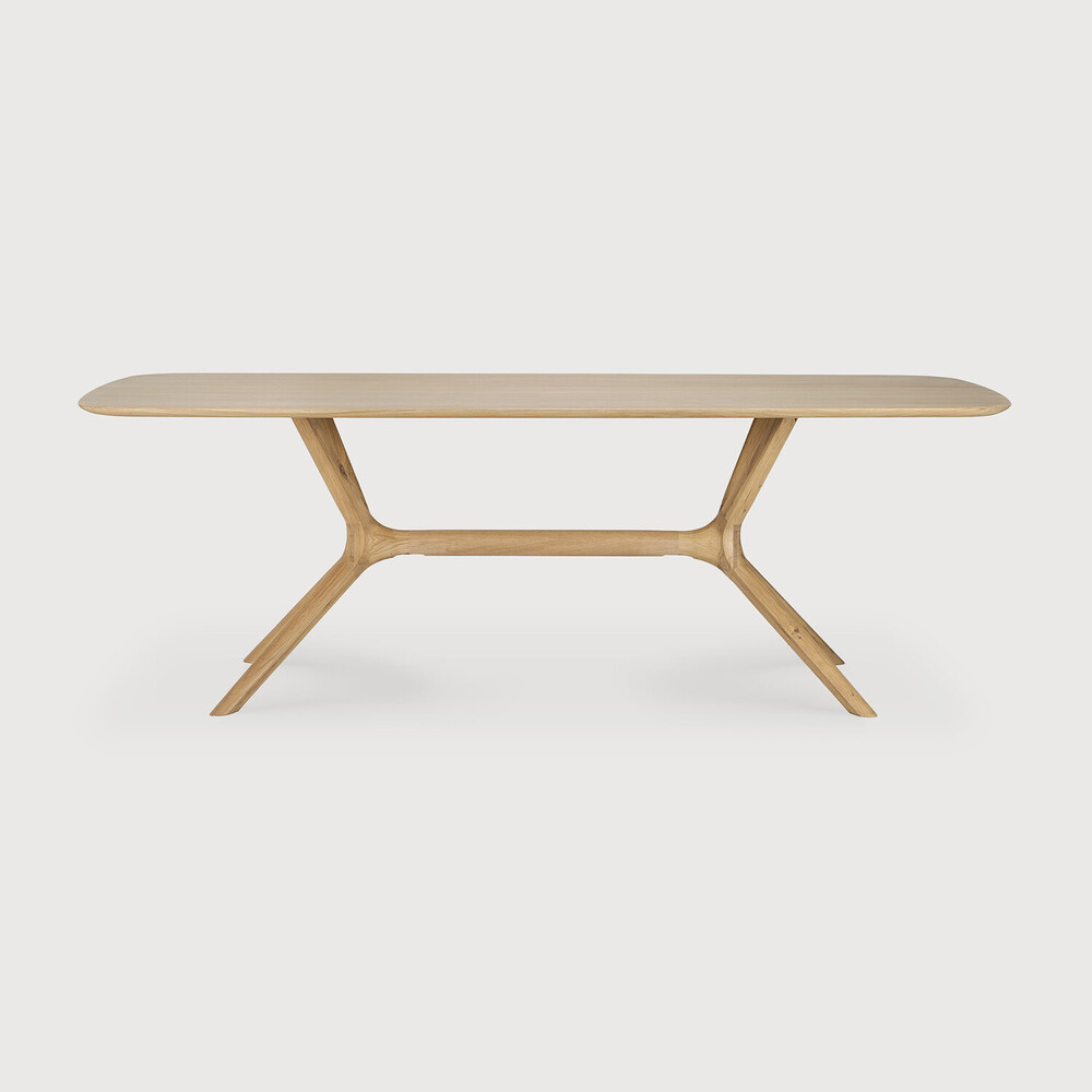 Organically Inspired Solid Oak Wood Dining Table furniture algarve oliveira decor shop buy