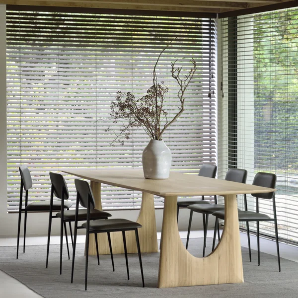 Solid Oak Wood or Solid Teak Wood Dining Table furniture algarve oliveira decor shop buy