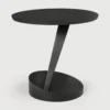 Sculptural Solid Teak Wood Side Table furniture algarve shop decor