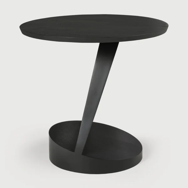Sculptural Solid Teak Wood Side Table furniture algarve shop decor