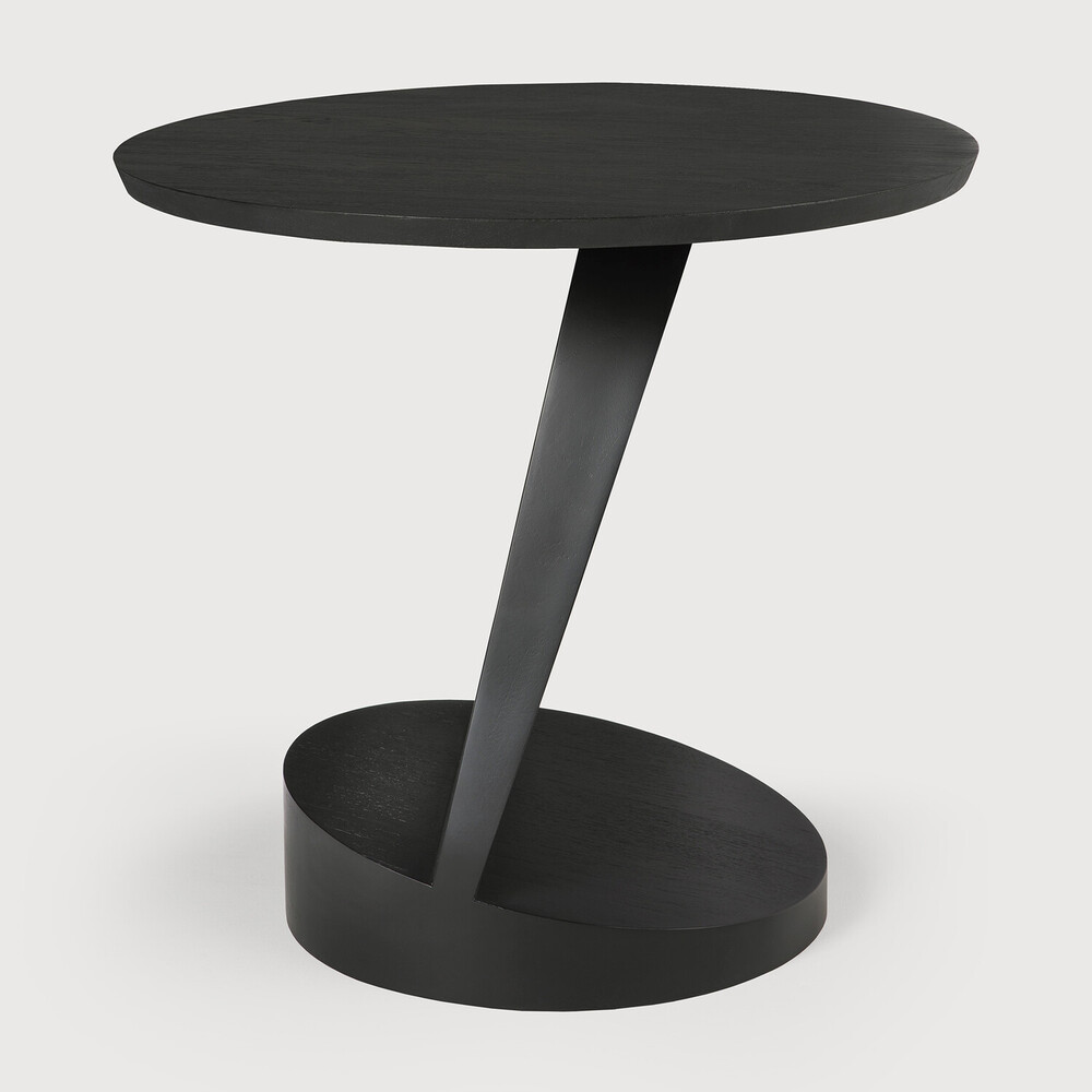 Sculptural Solid Teak Wood Side Table furniture algarve shop decor