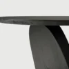 Sculptural Solid Teak Wood Side Table furniture algarve shop decor