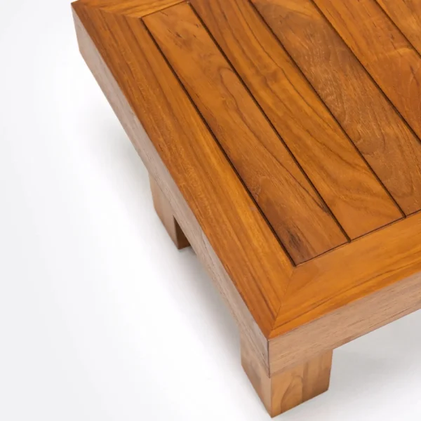 Solid Teak Wood Outdoor Side Table Large Lighting Pendant Ceiling Furniture Decor Algarve Oliveira Tavira Shop