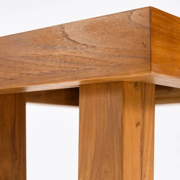 Solid Teak Wood Outdoor Side Table Large Lighting Pendant Ceiling Furniture Decor Algarve Oliveira Tavira Shop