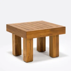 Solid Teak Wood Outdoor Side Table Large Lighting Pendant Ceiling Furniture Decor Algarve Oliveira Tavira Shop