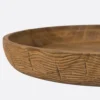 Hand Carved Solid Teak Wood Bowl - Available in Natural or Black Furniture Decor Algarve Oliveira Tavira Shop