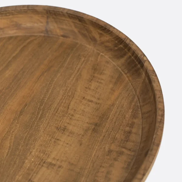 Hand Carved Solid Teak Wood Bowl - Available in Natural or Black Furniture Decor Algarve Oliveira Tavira Shop