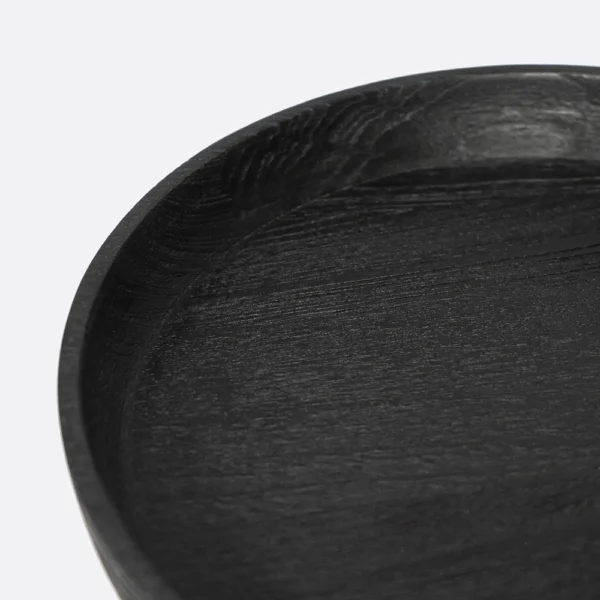 Hand Carved Solid Teak Wood Bowl - Available in Natural or Black Furniture Decor Algarve Oliveira Tavira Shop