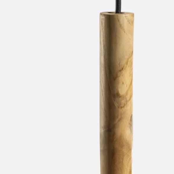 Solid Teak Wood Hanging Light Indoor Lighting Pendant Ceiling Furniture Decor Algarve Oliveira Tavira Shop
