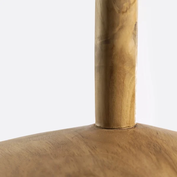 Solid Teak Wood Hanging Light Indoor Lighting Pendant Ceiling Furniture Decor Algarve Oliveira Tavira Shop
