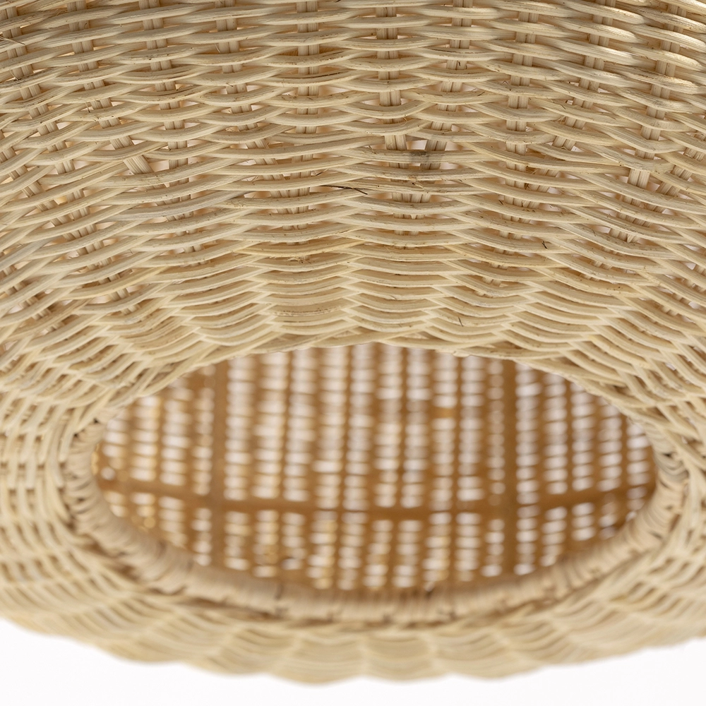 Hand Woven Natural Rattan Hanging Light lighting Furniture Decor Algarve Oliveira Tavira Shop