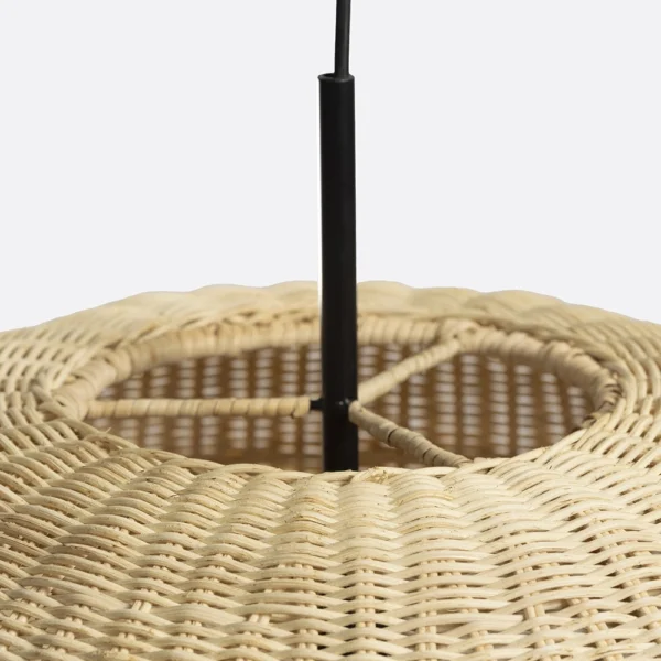 Hand Woven Natural Rattan Hanging Light lighting Furniture Decor Algarve Oliveira Tavira Shop