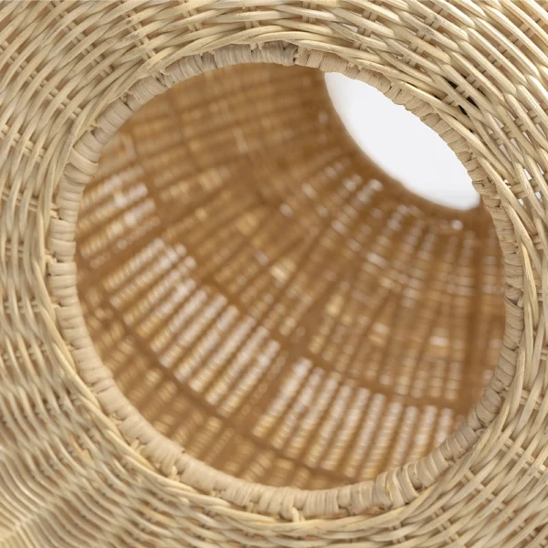 Hand Woven Natural Rattan Hanging Light lighting Furniture Decor Algarve Oliveira Tavira Shop