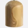 Solid Natural Teak Wood Cylindrical Hanging Light – Large lighting Furniture Decor Algarve Oliveira Tavira Shop
