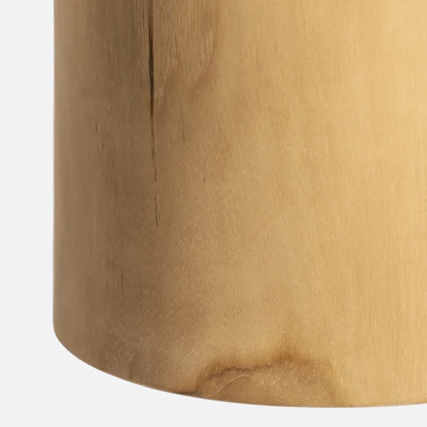 Solid Natural Teak Wood Cylindrical Hanging Light – Large lighting Furniture Decor Algarve Oliveira Tavira Shop