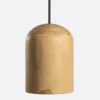 Solid Natural Teak Wood Cylindrical Hanging Light – Large lighting Furniture Decor Algarve Oliveira Tavira Shop