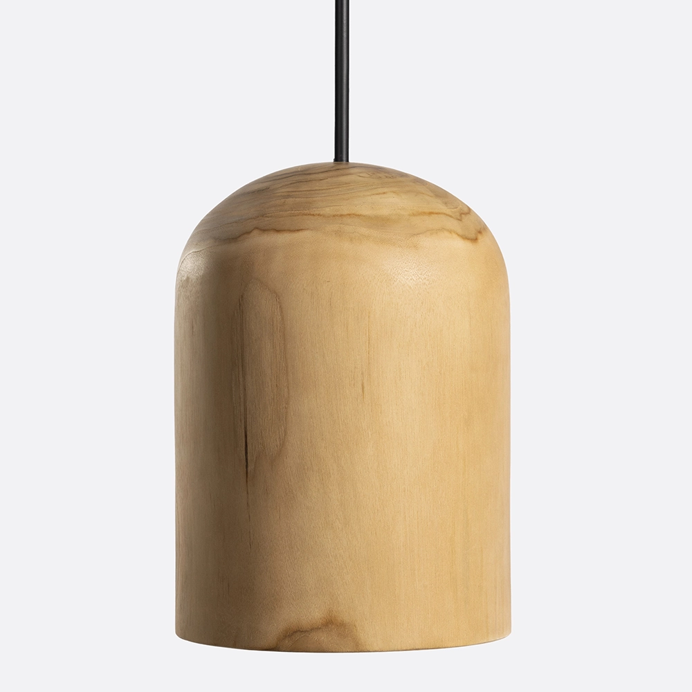 Solid Natural Teak Wood Cylindrical Hanging Light – Large lighting Furniture Decor Algarve Oliveira Tavira Shop