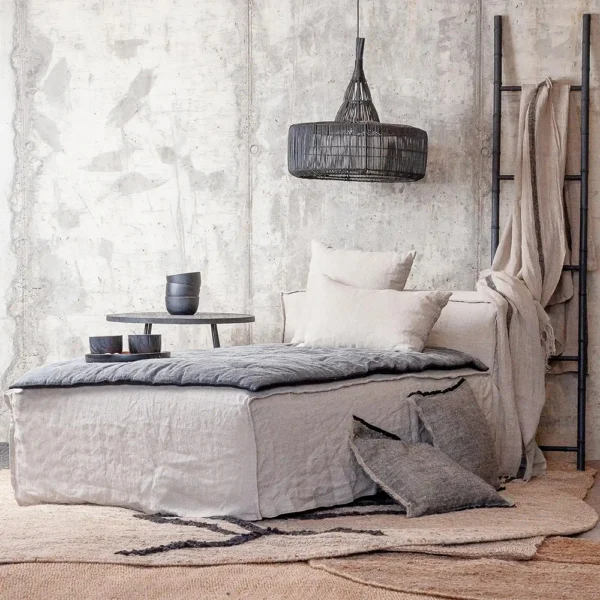 Relaxed Chaise Longue with Removable Covers Bench Lighting Pendant Ceiling Furniture Decor Algarve Oliveira Tavira Shop