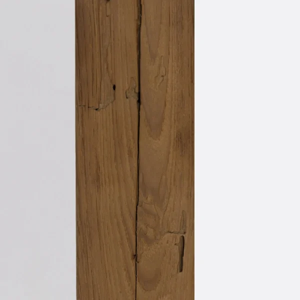 Rustic Solid Teak Wood Mirror with Naturally Eroded Finish Furniture Decor Algarve Oliveira Tavira Shop