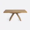 Solid Natural Teak Wood Square Coffee Table Furniture Decor Algarve Oliveira Tavira Shop