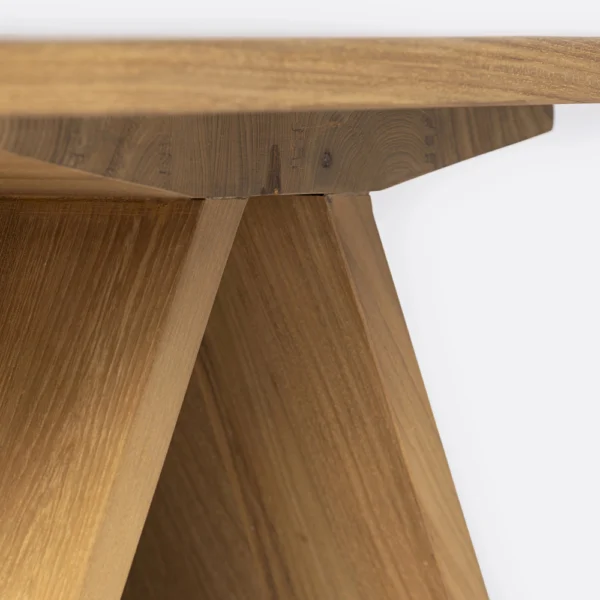 Solid Natural Teak Wood Square Coffee Table Furniture Decor Algarve Oliveira Tavira Shop