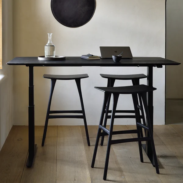 Motorized Height Adjustable Desk with Integrated Power Sockets - Image 13