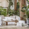 Natural Linen Throw Cushion Textile Oliveira Furniture Decor Tavira Algarve Shop Interior Design
