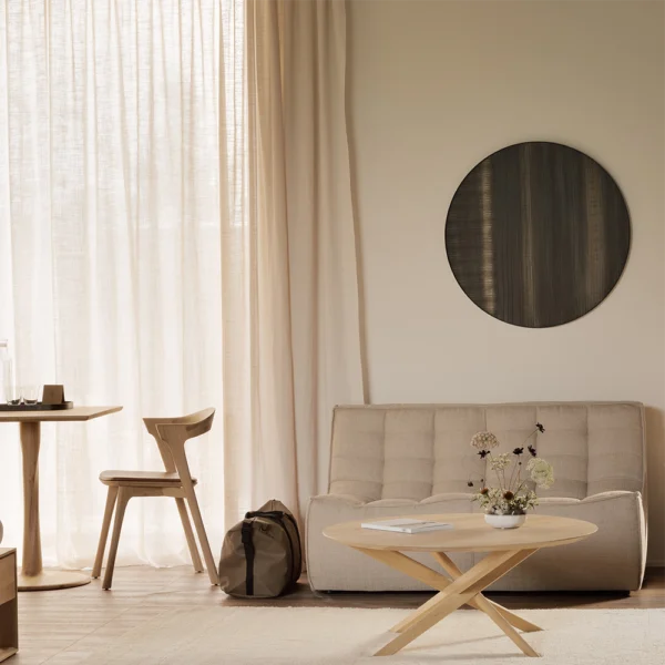 Iconic Styled Solid Oak Wood Coffee Table – Image 4