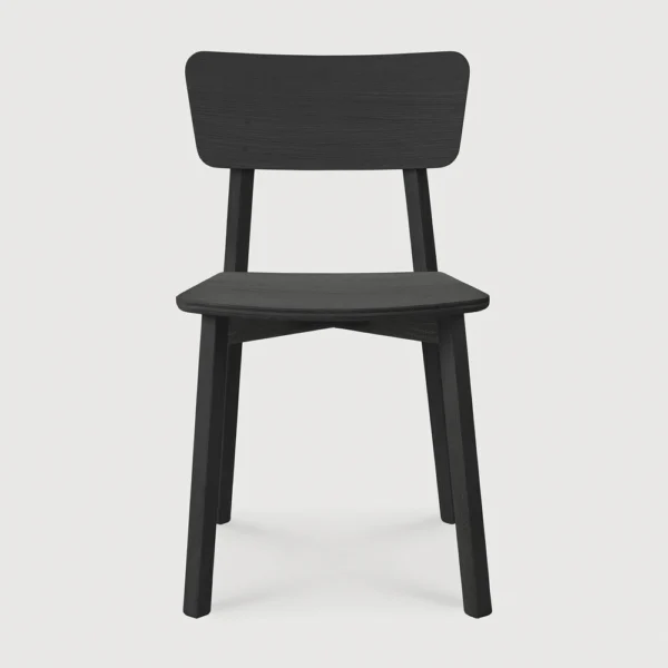 Solid Oak Silhouette Dining Chair - Available in Two Materials and Finishings - Image 2